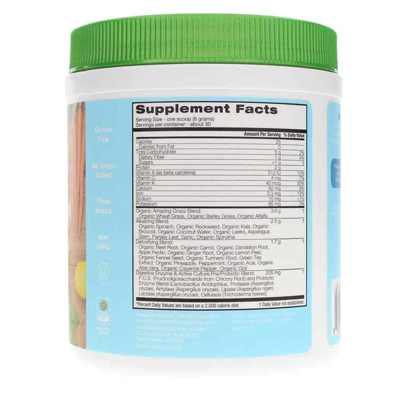 Green Superfood Powder Alkalize & Detox, 30 Servings, by Amazing Grass, image #2