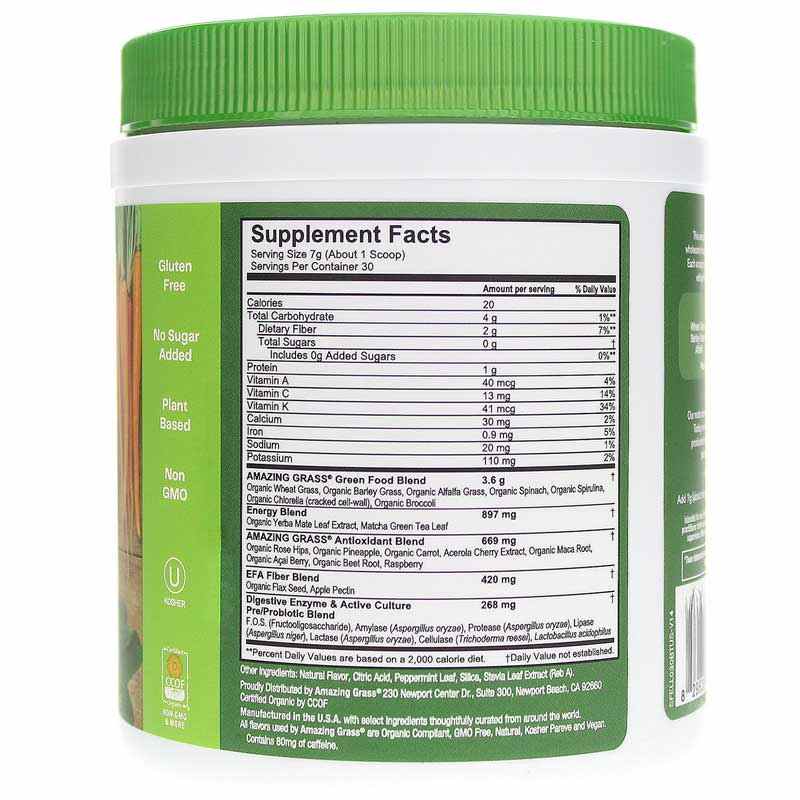 Green Superfood Energy, Lemon Lime, by Amazing Grass, image #2