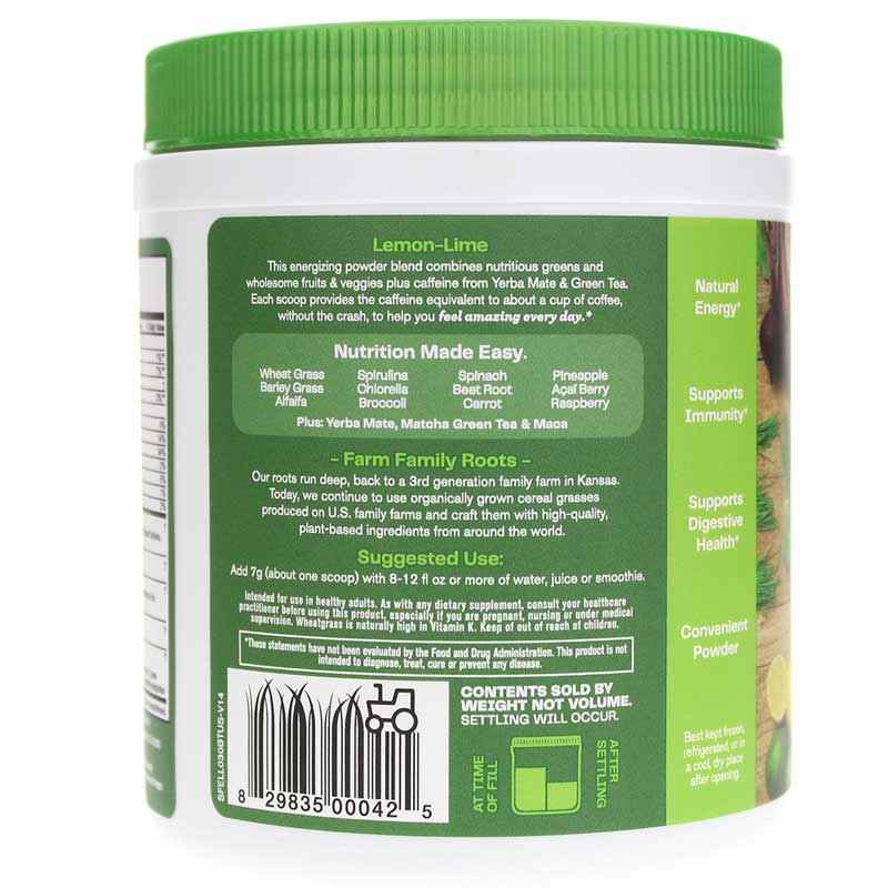 Green Superfood Energy, Lemon Lime, by Amazing Grass, image #3