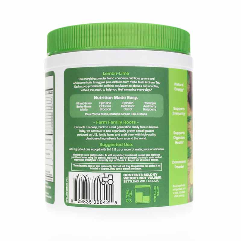 Green Superfood Energy, Lemon Lime, 30 Servings, by Amazing Grass, image #3