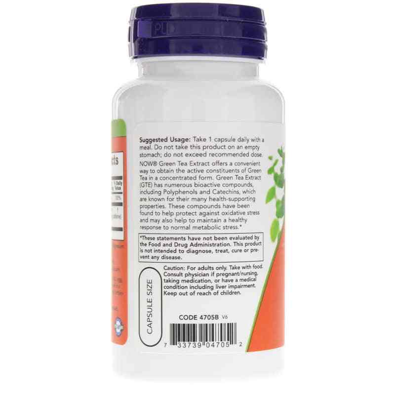 Green Tea Extract 400 Mg, by NOW Foods, image #3