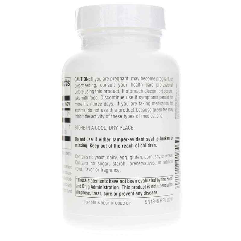 Green Tea Extract, 120 Tablets, by Source Naturals, image #3