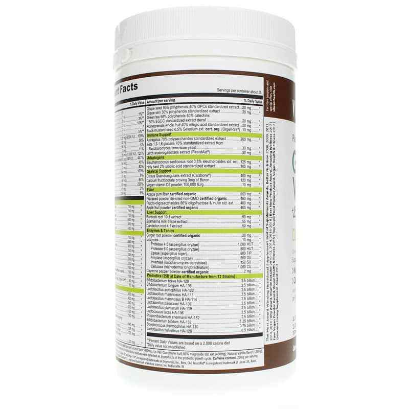 Green Vibrance Plant-Based Superfood Powder, Cocoa Matcha Latte, 13.92 Oz, by Vibrant Health, image #3