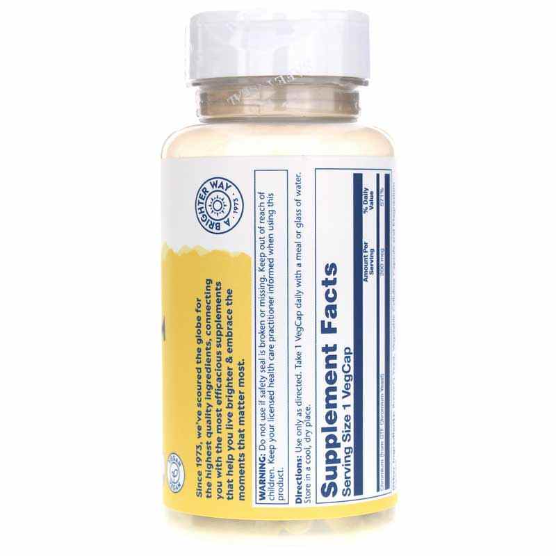 GTF Chromium 200 Mcg, 100 Veg Capsules, by Solaray, image #2
