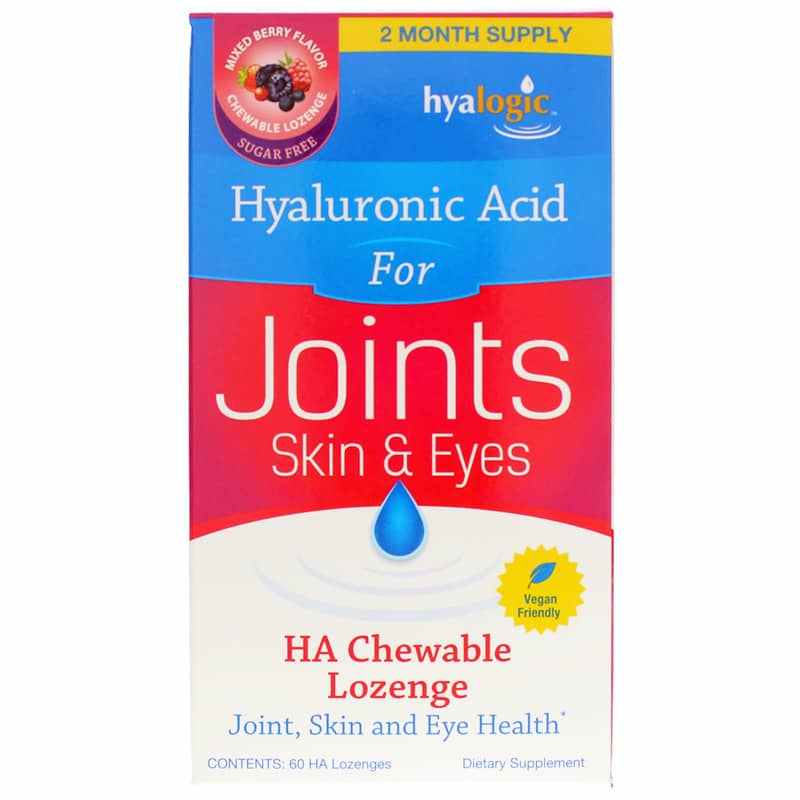 HA Chewable Lozenge for Joints Skin & Eyes, by Hyalogic