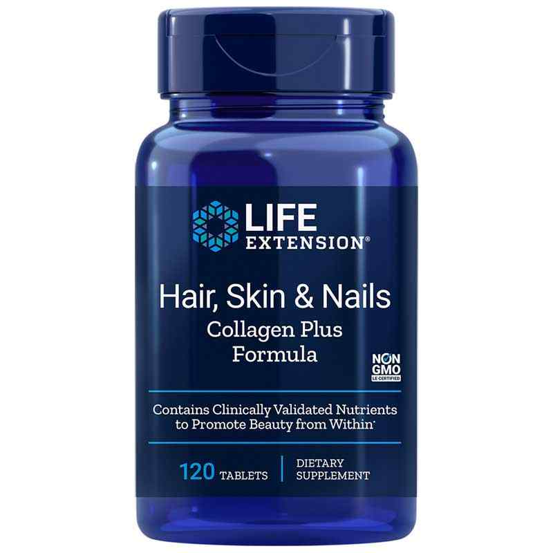 Hair, Skin & Nails Collagen Plus Formula, by Life Extension