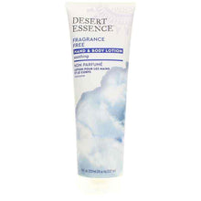 Hand & Body Lotion, Fragrance Free, by Desert Essence