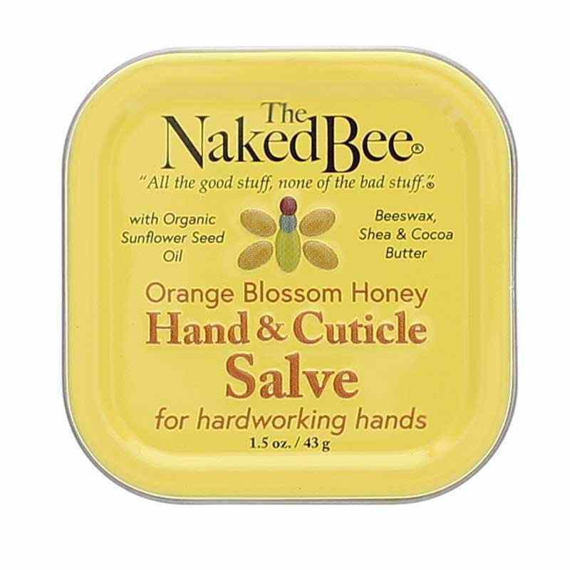 Hand & Cuticle Salve Orange Blossom Honey, by Naked Bee