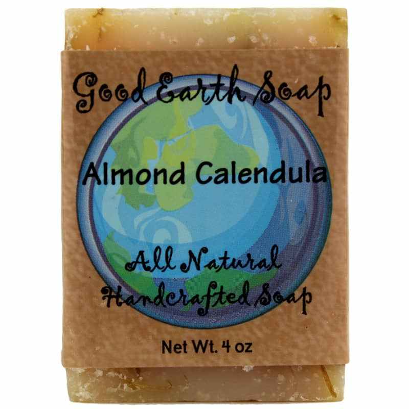 Handmade Soap Bar, Almond Calendula, by Good Earth
