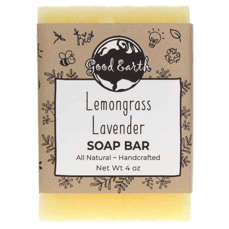 Handmade Soap Bar, Lemongrass Lavender, by Good Earth