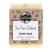 Handmade Soap Bar, Tea Tree Oatmeal, by Good Earth