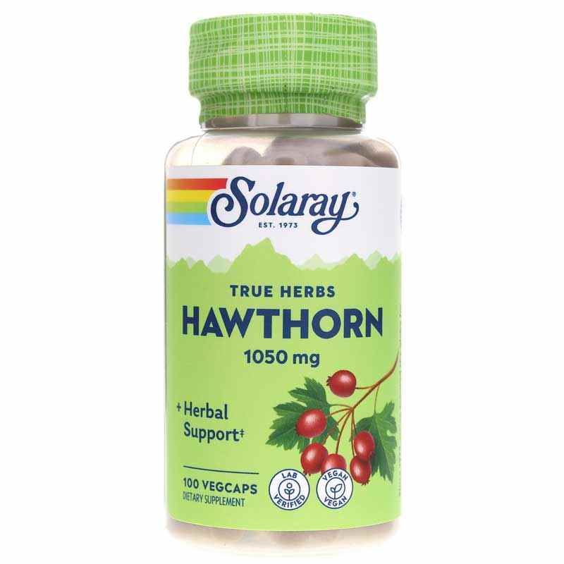Hawthorn, 100 Veg Capsules, by Solaray