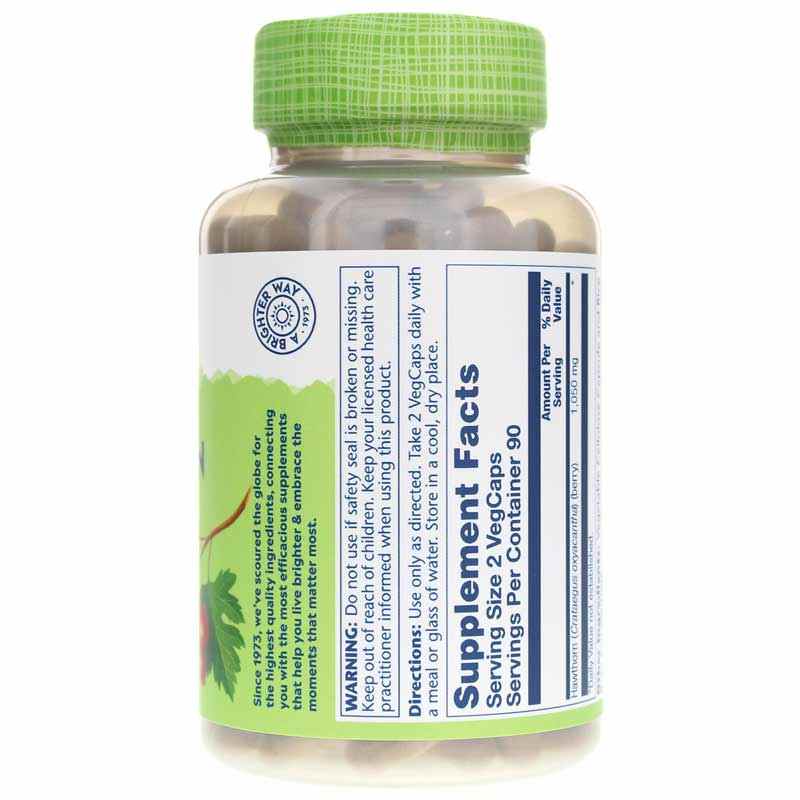 Hawthorn, 180 Veg Capsules, by Solaray, image #2