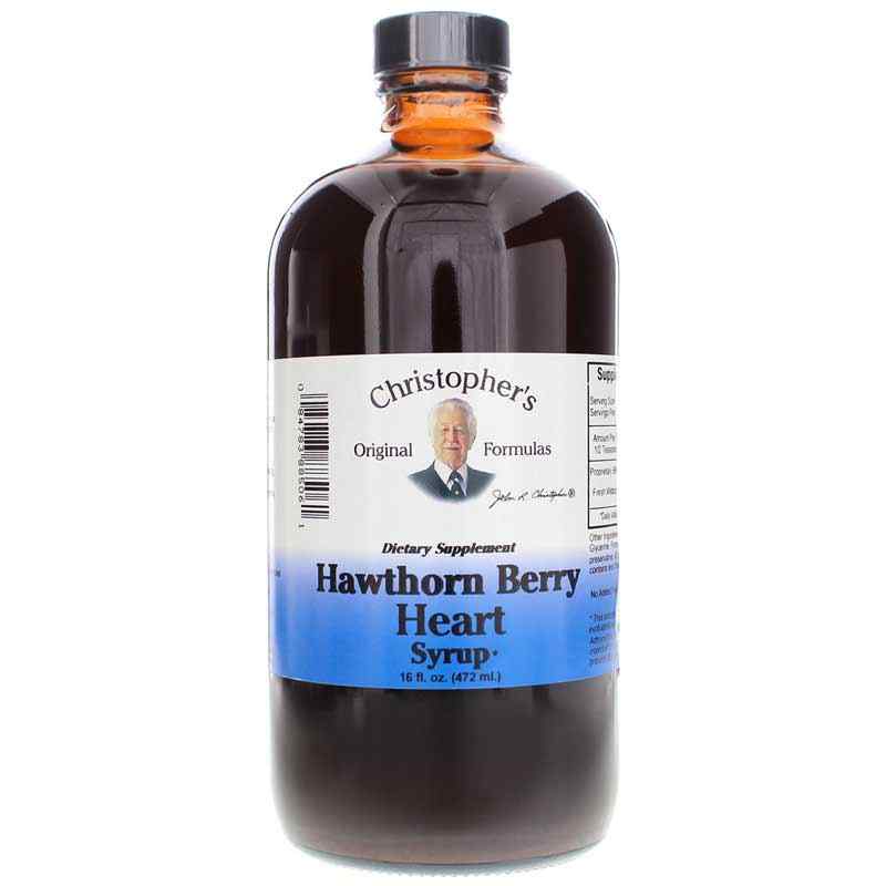 Hawthorn Berry Heart Syrup, 16 Oz, by Dr. Christophers