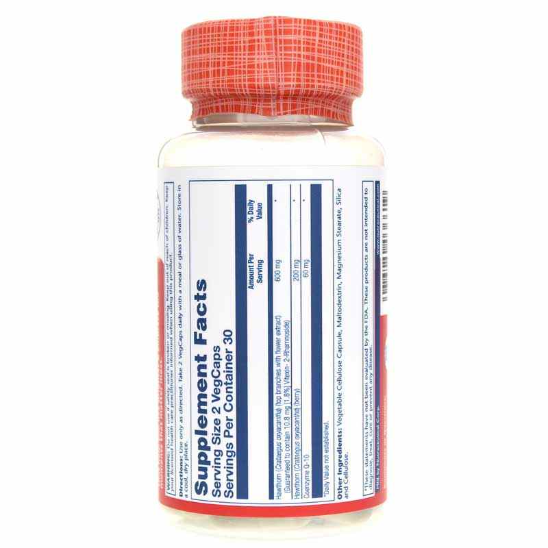 Hawthorn & Coenzyme Q-10, 60 Veg Capsules, Solaray, by Solaray, image #3