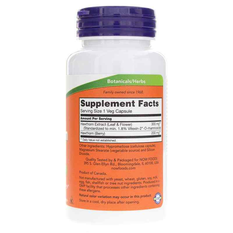 Hawthorn Extract 300 Mg, by NOW Foods, image #2