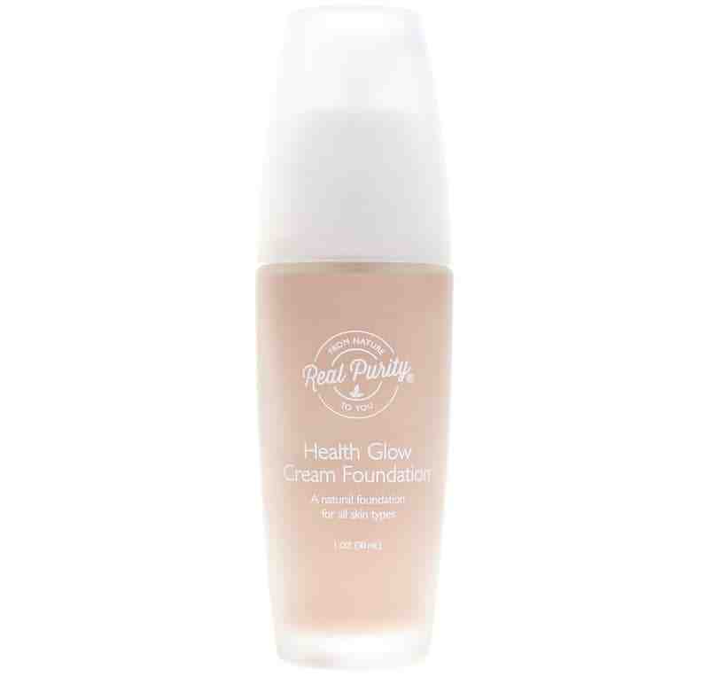 Health Glow Cream Foundation, Medium Beige, by Real Purity