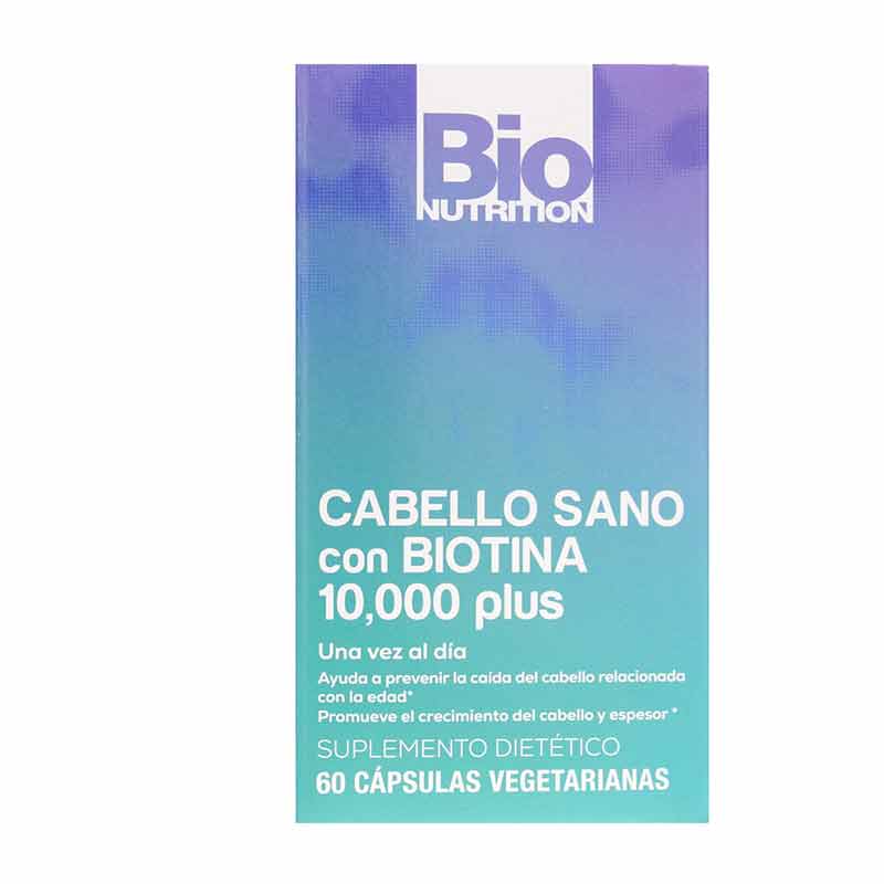 Healthy Hair With Biotin 10000 Plus, by Bio Nutrition, image #3