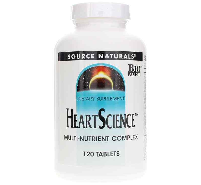 HeartScience, 120 Tablets, by Source Naturals