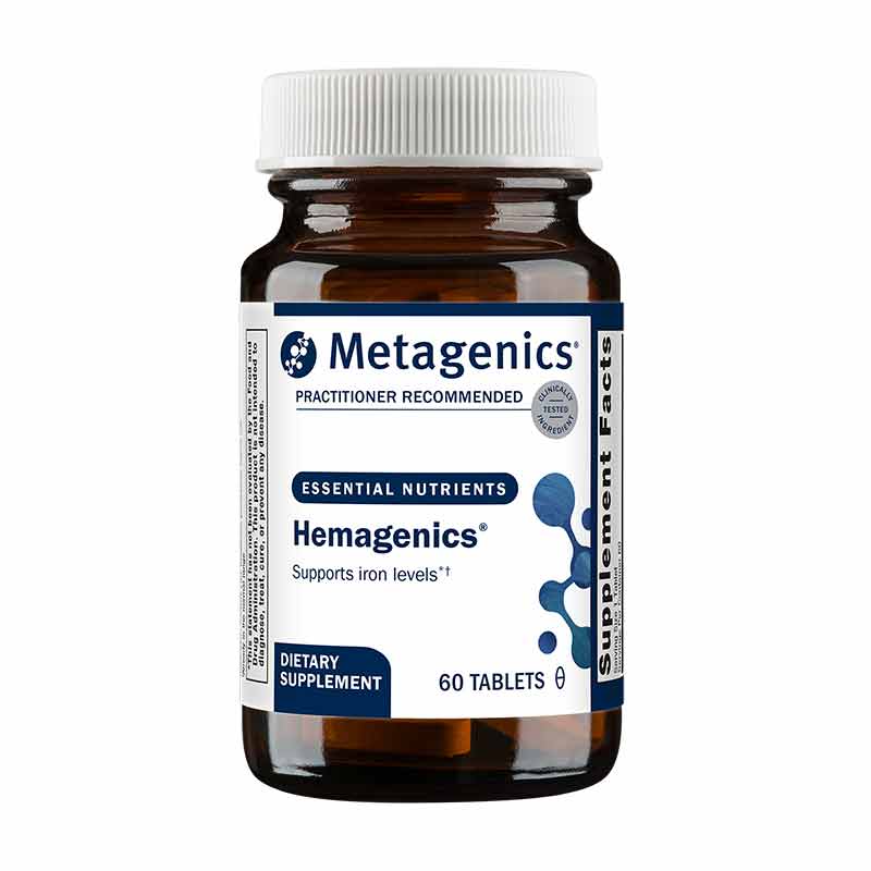 Hemagenics, 60 Tablets, by Metagenics