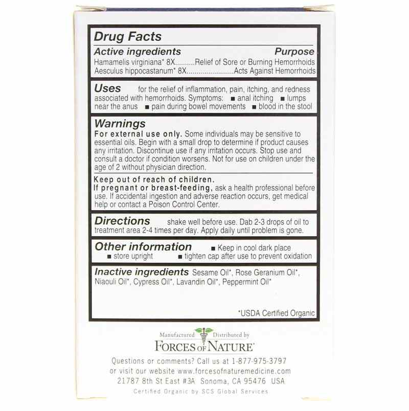 Hemorrhoid Control Extra Strength, .17 Oz, by Forces Of Nature, image #3