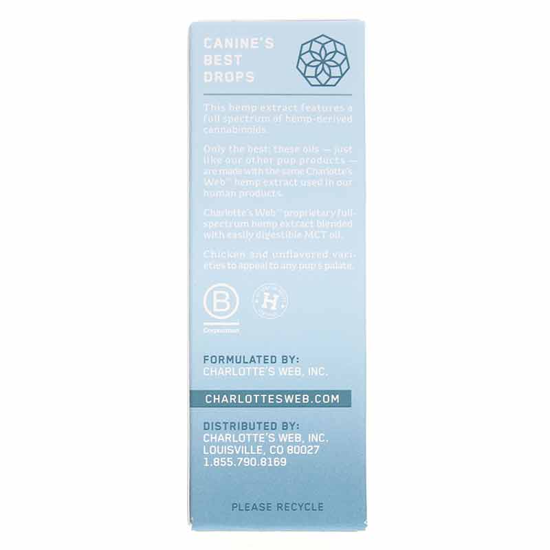 Hemp Extract for Adult Dogs 17 Mg, Unflavored, 1 Oz, by Charlottes Web, image #3