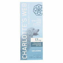 Hemp Extract for Adult Dogs 17 Mg, Unflavored, 3.38 Oz, by Charlottes Web