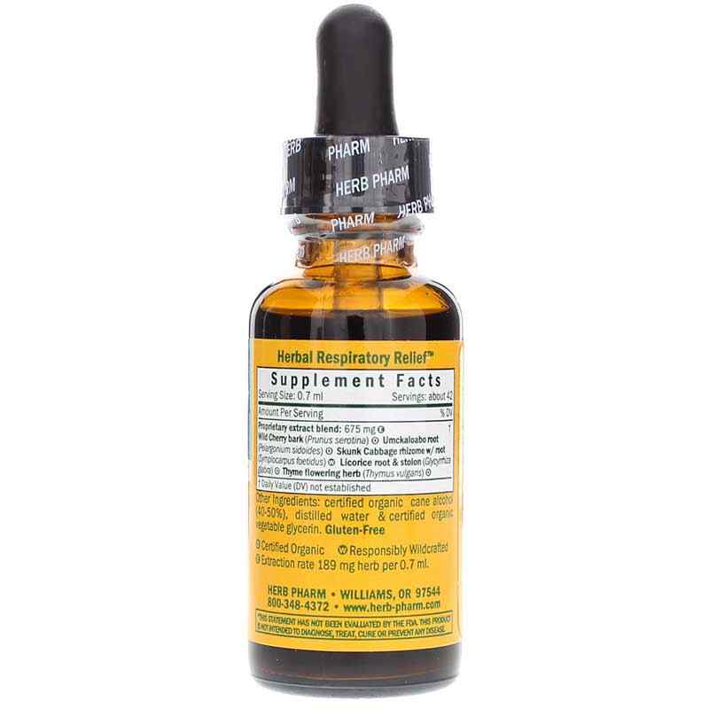 Herbal Respiratory Relief, 1 Oz, by Herb Pharm, image #2