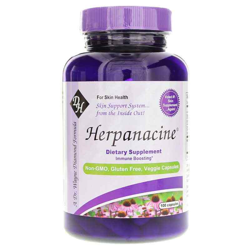 Herpanacine Skin Support, 100 Capsules, by Diamond Herpanacine
