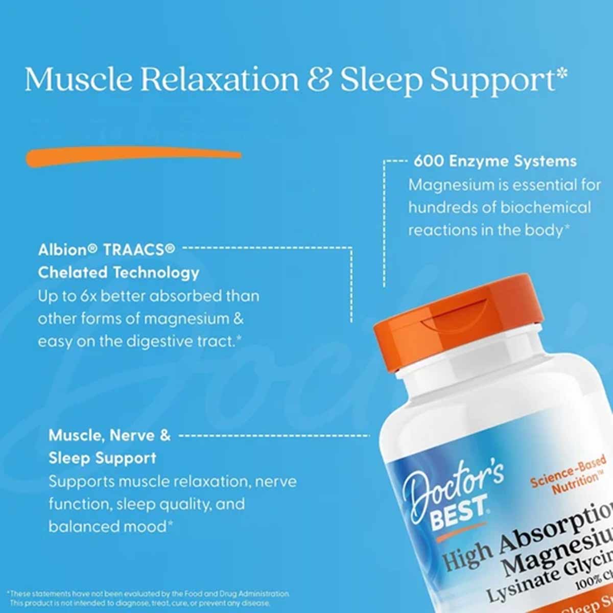 High Absorption Chelated Magnesium, by Doctors Best