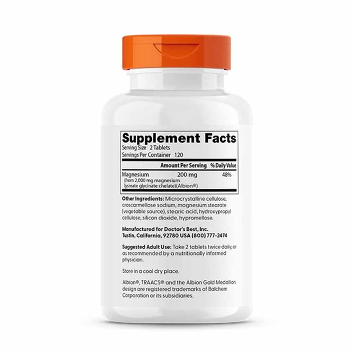 High Absorption Chelated Magnesium, by Doctors Best