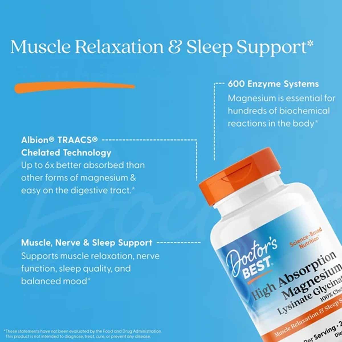 High Absorption Chelated Magnesium, by Doctors Best
