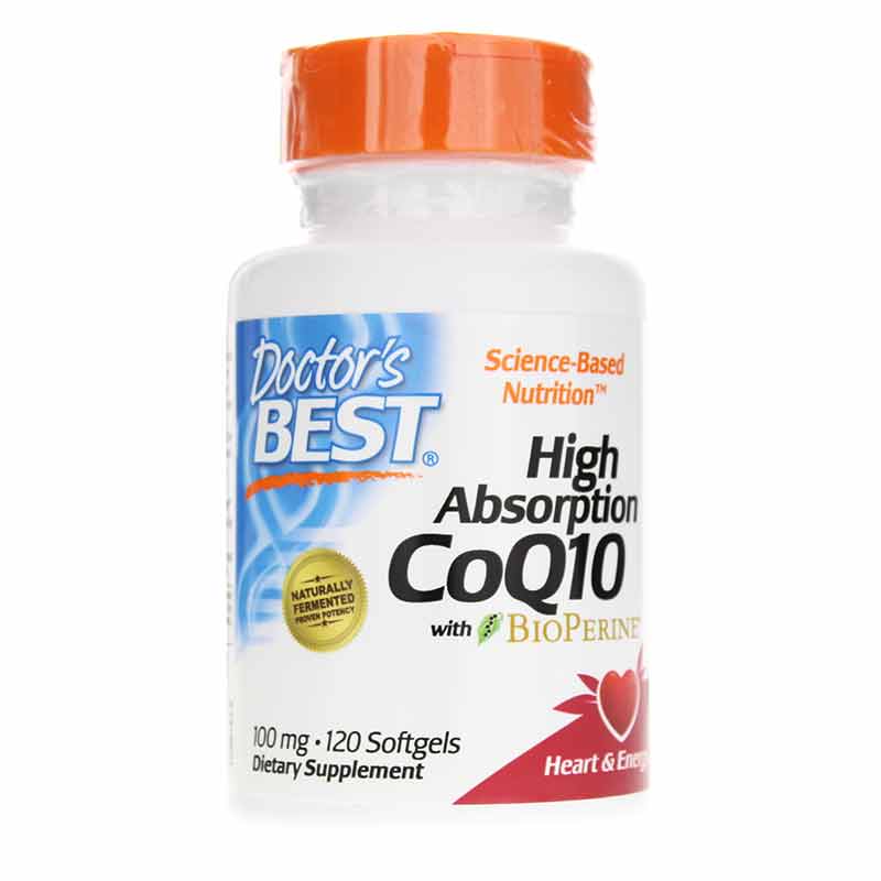 High Absorption CoQ10 100 Mg, 120 Softgels, by Doctors Best