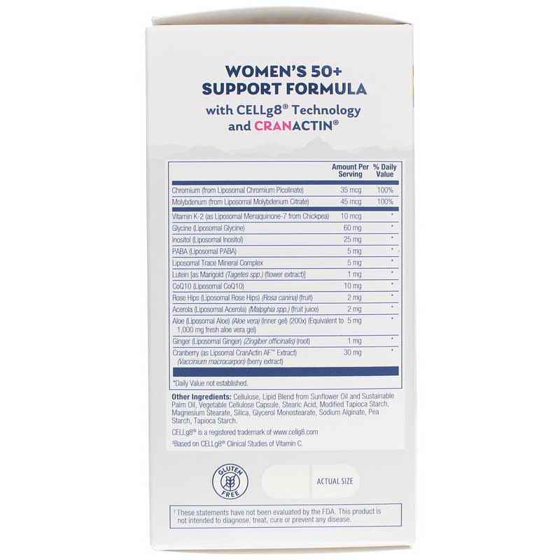 High Potency Liposomal Multivitamin Women's 50+, 60 Veg Capsules, by Solaray, image #4