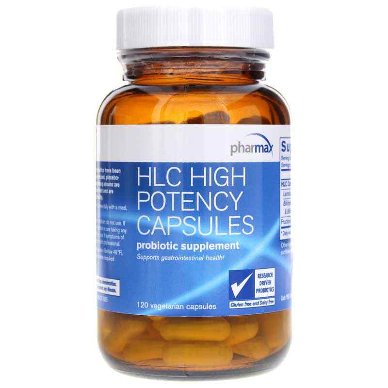 HLC High Potency Capsules Probiotic, 120 Veg Capsules, by Pharmax