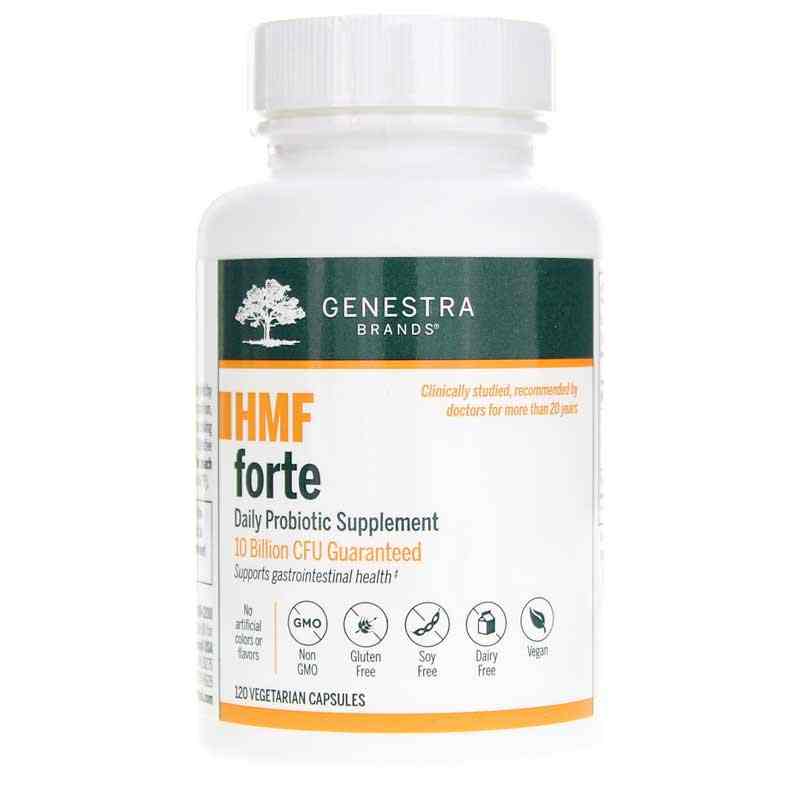 HMF Forte Probiotic, 120 Veg Capsules, by Genestra