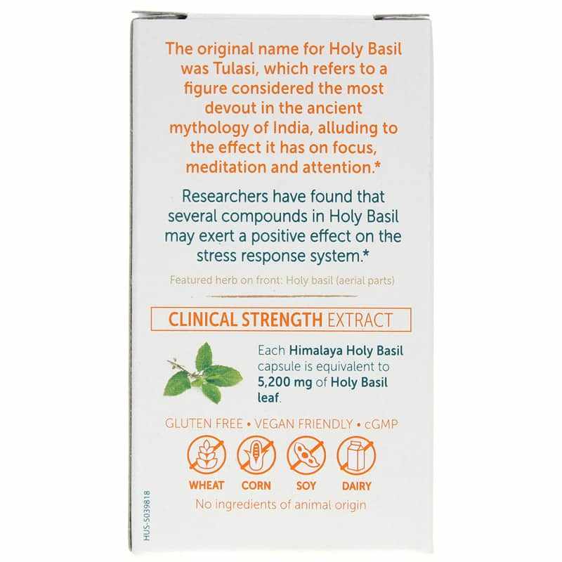 Holy Basil, 30 Veg Capsules, by Himalaya, image #3