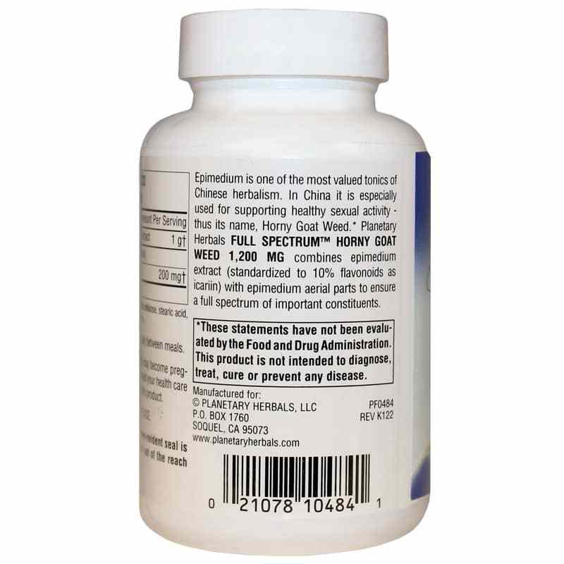 Horny Goat Weed 1200 Mg Full Spectrum, by Planetary Herbals, image #3