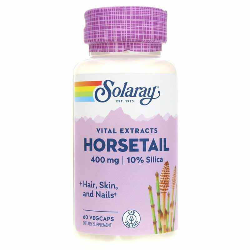 Horsetail 400 Mg, 60 Veg Capsules, by Solaray