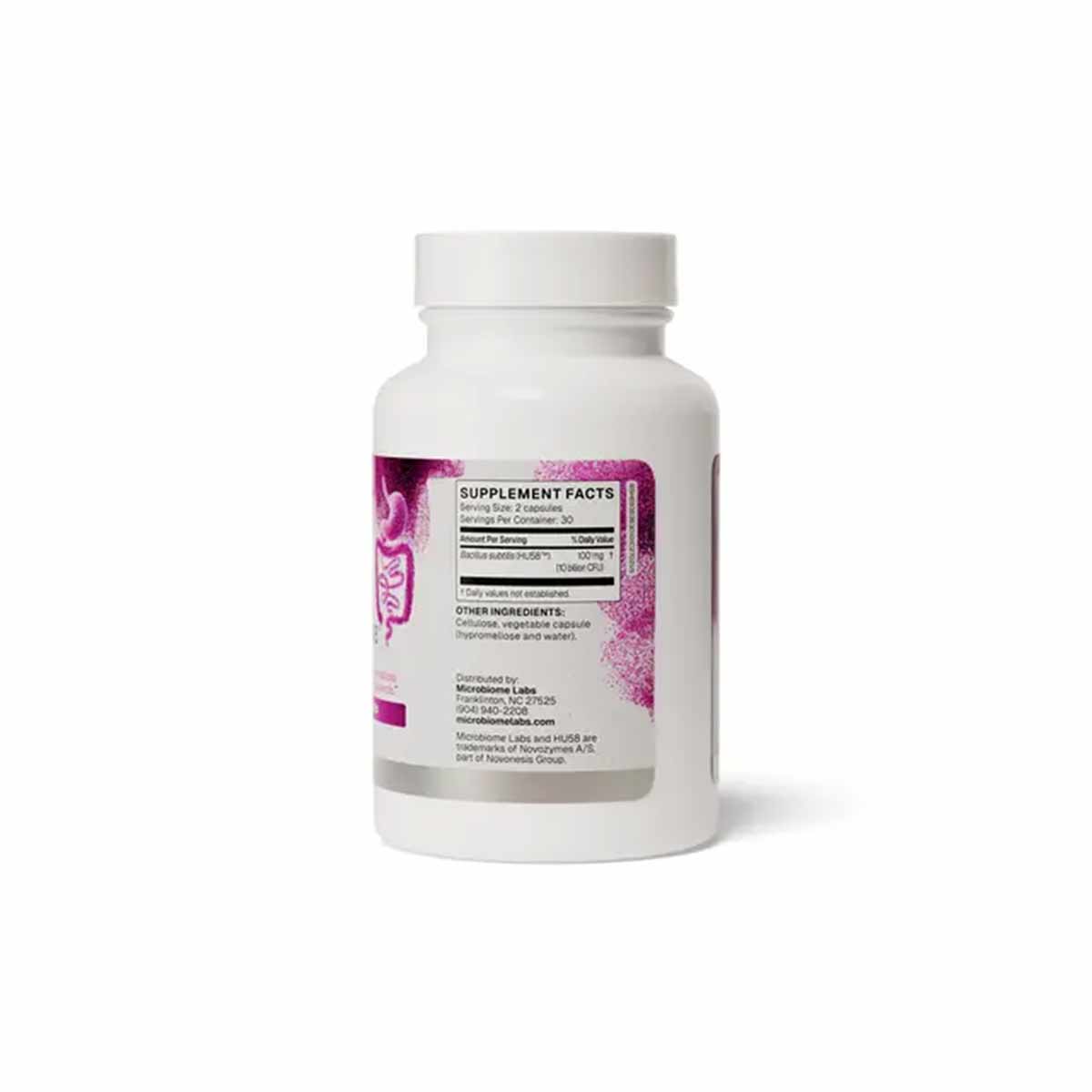 Bacillus Subtilis, HU58™, 60 Capsules, by Microbiome Labs