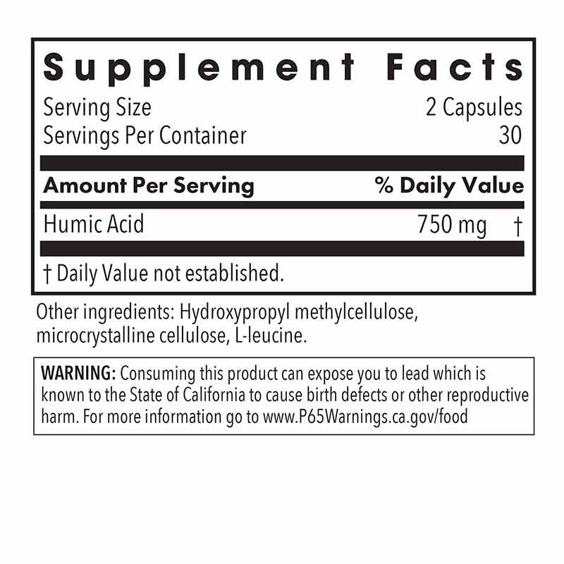 Humicet Tab Humic Acid, Allergy Research Group – Professional Supplement Center