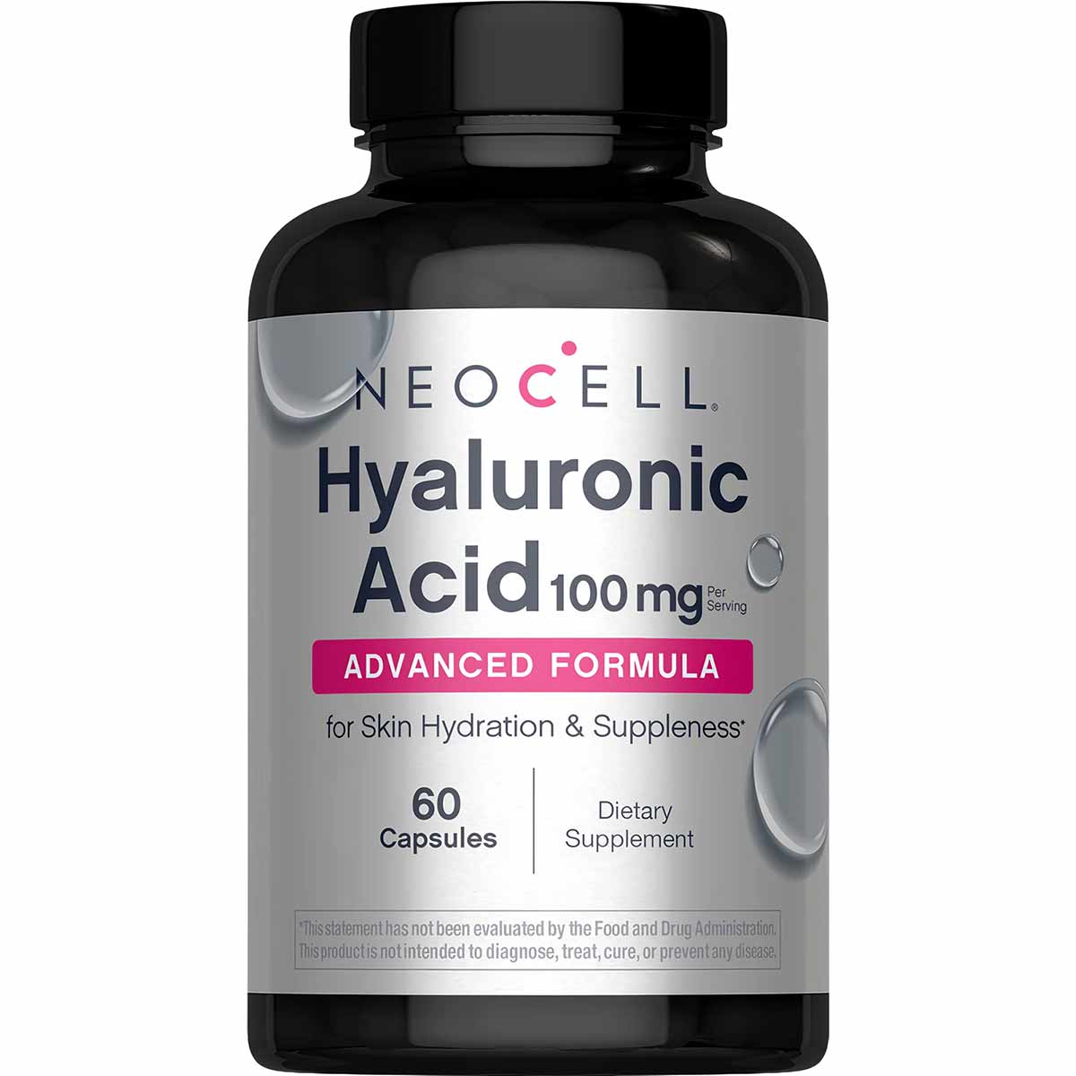 Hyaluronic Acid 100 Mg, 60 Capsules, by NeoCell