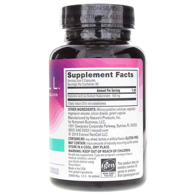 Hyaluronic Acid 100 Mg, by NeoCell, image #2