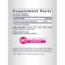 Hyaluronic Acid 100 Mg, 60 Capsules, by NeoCell