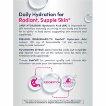 Hyaluronic Acid 100 Mg, 60 Capsules, by NeoCell