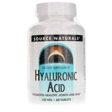 Hyaluronic Acid 100 Mg Tablets, 60 Tablets, by Source Naturals
