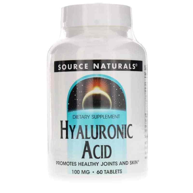 Hyaluronic Acid 100 Mg Tablets, by Source Naturals