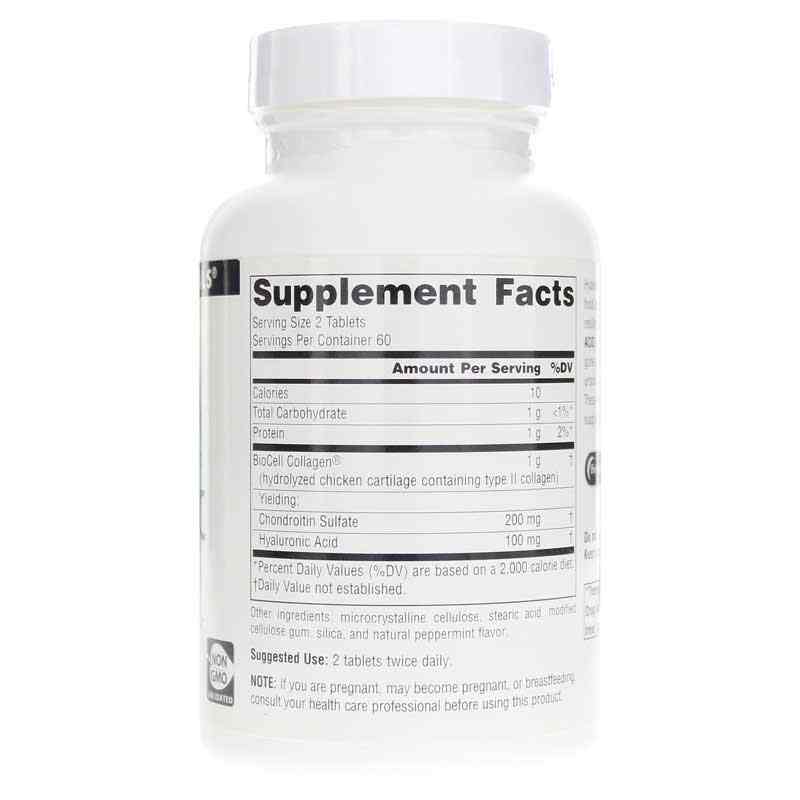 Hyaluronic Acid 50 Mg Tablets, 120 Tablets, by Source Naturals, image #2