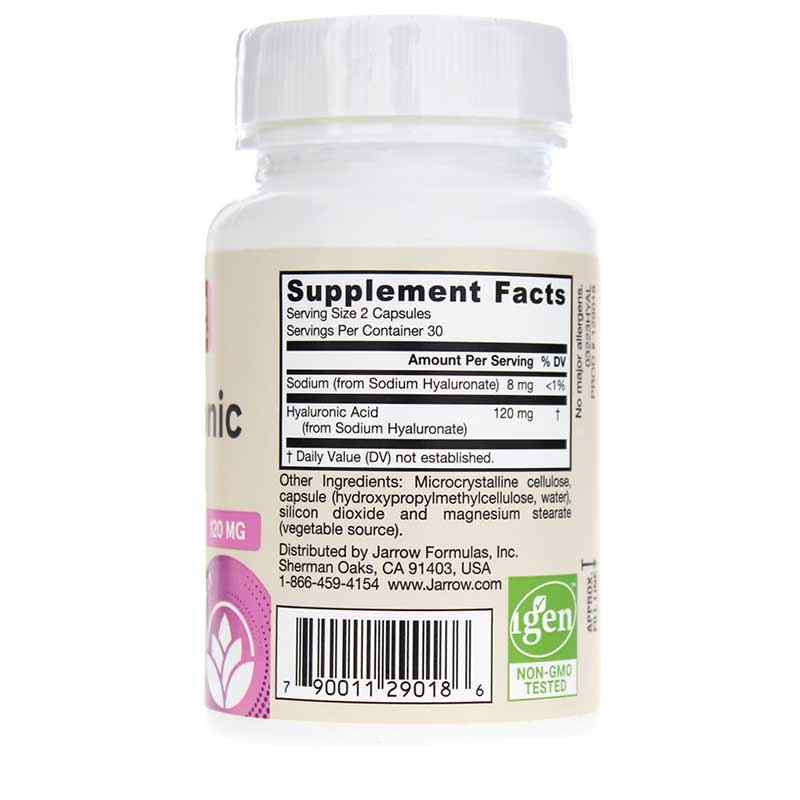 Hyaluronic Acid, 60 Veg Capsules, by Jarrow Formulas, image #2
