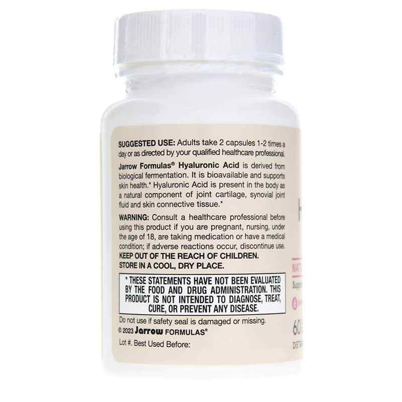 Hyaluronic Acid, 60 Veg Capsules, by Jarrow Formulas, image #3